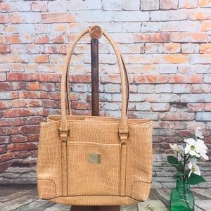 Liz Claiborne Tan Animal Print Purse Shoulder Bag